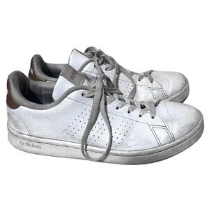 Adidas Neo Cloudfoam White Sneakers athletic shoes Advantage sz 7.5